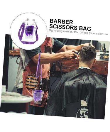 FRCOLOR Set of 2 Bag for Hair Scissors Hair Cutting Scissors Set Tool Organiser Scissor Belt Bag Leather Scissors Kit Tool Box Salon Hairdresser Belt Bag PVC - Buy Online on GoSupps.com