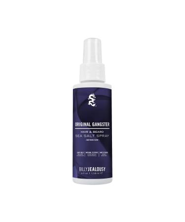 Billy Jealousy Sea Salt Spray Texturizing and Volumizing Hair Spray for All Hair Types and Beard Lengths Original Gangster 4 Fl Oz (Pack of 1)