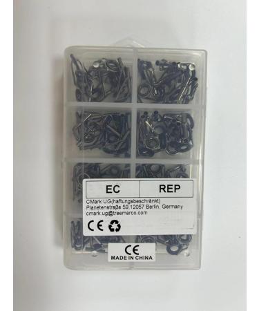 Thkfish Fishing Rod Repair Top Rings - 80 Piece Stainless Steel & Ceramic Tip Tops | High Quality Fishing Rod Parts - Buy Online on GoSupps.com