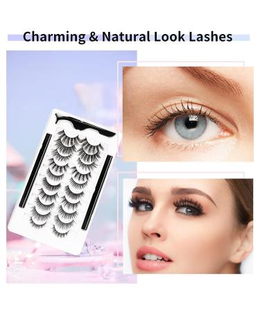 Magnetic Eyeliner with Natural Look Reusable False Eyelashes Kit - Includes 2 Magnetic Liners & Tweezers - Buy Online on GoSupps.com