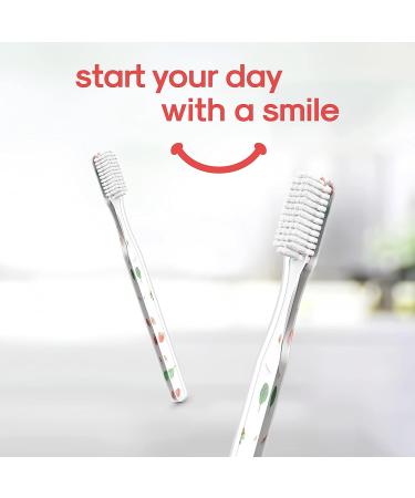 SMYL Soft Toothbrush for Adults | Nylon Bristles | Oral Care & Plaque Removal | Lifestyles Fun Strawberry - Buy Online on GoSupps.com