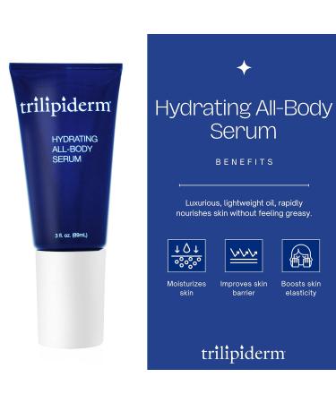 Trilipiderm Hydrating All-Body Serum - Ultra-Moisturizing Vitamin-Rich Lipid Replacement | 3oz Travel Spray Tube for Superior Hydration - Buy Online on GoSupps.com
