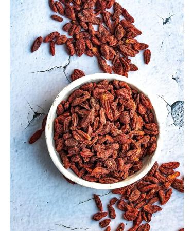  Palmyra Verlag Organic Goji Berries 500g | Goji Berries | 100% Natural & Healthy | Premium Goji Berries | Raw | Vegan - Buy Online on GoSupps.com