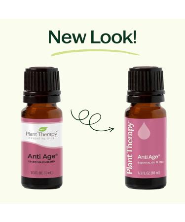 Plant Therapy Anti Age Essential Oil Blend 10 mL (1/3 oz) 100% Pure Undiluted for Fine Lines Wrinkles and Elasticity 0.33 Fl Oz (Pack of 1) - Buy Online on GoSupps.com