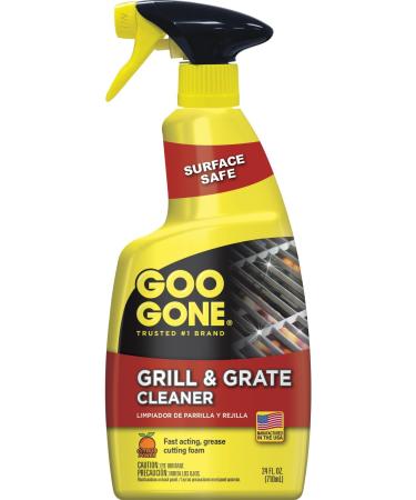 Goo Gone Grill and Grate Cleaner - 24 Ounce - Cleans Cooking Grates and Racks 24 Fl Oz (Pack of 1)