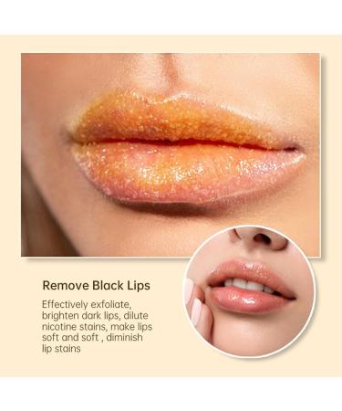 Turmeric Lip Scrub Exfoliator Vitamin C Lip Scrub Natural Lip Exfoliator Lip Care to Remove Dead Skin Lip Lightening for Dark Lips Lip Exfoliator Scrub Softening Diminishes Lip Lines 100g - Buy Online on GoSupps.com