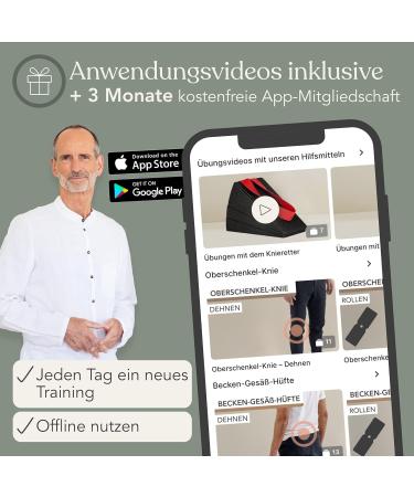 Liebscher & Bracht Original Knieretters - Calf Trainers with Steps Foot & Leg Extensions Made in Germany App Exercises - International Shipping Available - Buy Online on GoSupps.com