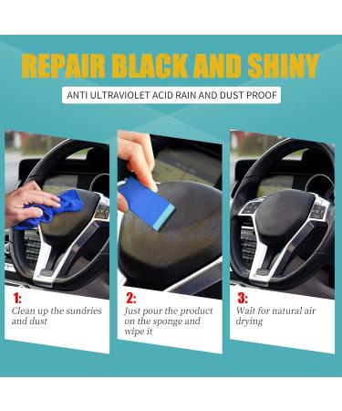 Plastic Revitalizing Coating Agent Set Plastic Refreshing Car Plastic Revitalizing Coating Agent Plastic Parts Refurbish Agent Nano Plastic Refreshing Coating (3Pcs 50ml) - Buy Online on GoSupps.com