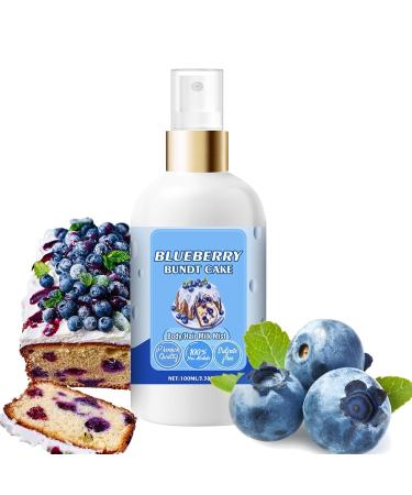 Vanilla Cream Puff Body Milk Mist Vanilla Cream Puff Hair and Body Perfume Spray Body & Hair Fragrance Mist (Blueberry Cake)