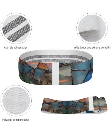 Buy Night at Sunset Printed Resistance Bands - Elastic & Fabric Exercise Bands for Fitness - Buy Online on GoSupps.com