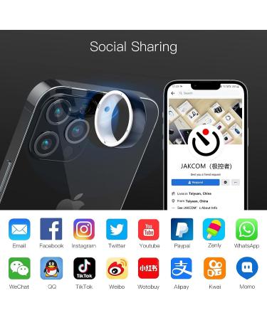 CatXQ Smart Ring for iOS Android | Health Stones, RFID Cards, Wireless USB Flash Disk | Ceramic Ring for Men Women - Black - Buy Online on GoSupps.com