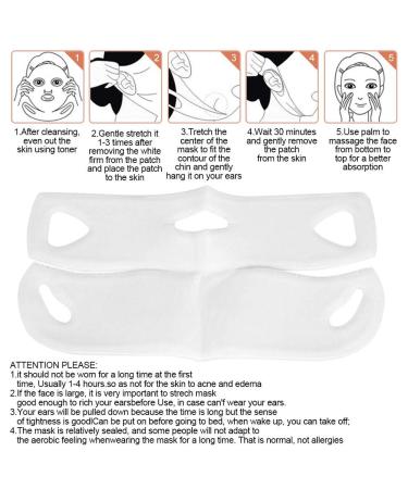 V Line Mask - Contour Lifting Neck Mask for Moisturizing & V-Shaped Facial Care | International Shipping Available - Buy Online on GoSupps.com