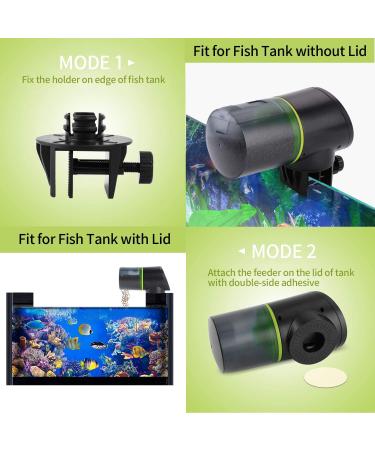 Ycozy Rechargeable Automatic Fish Feeder | Moisture-Proof Electric Dispenser for Aquarium & Tank | Intelligent Timer & USB Cable | Ideal for Fish & Turtles | Navi-EV - Buy Online on GoSupps.com
