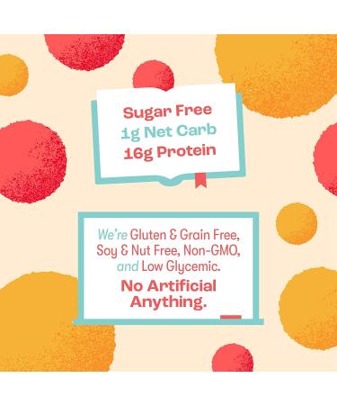Schoolyard Snacks Keto Cereal - Fruity Low Carb, High Protein, All Natural | Gluten & Grain-Free, Sugar Free for Diabetics | 12 Bags, 100 Calories - Keto Friendly - Buy Online on GoSupps.com
