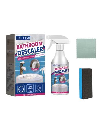 Acssart Bathroom Descaler Acssart Foam Cleaner Acssart Bathroom Cleaner with Clean and Care Accessories Efficient Bathroom Cleaner with Spray Nozzle Bathroom Descaler Foam Cleaner 1*pcs