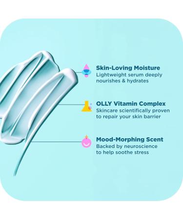 OLLY Calm Body Lotion-Serum with Hyaluronic Acid, Adaptogens & Vitamin B3 Nourishing Cleanser for Skin Barrier Repair, Deep Hydration, Eucalyptus Amber Scent, 8oz - Buy Online on GoSupps.com