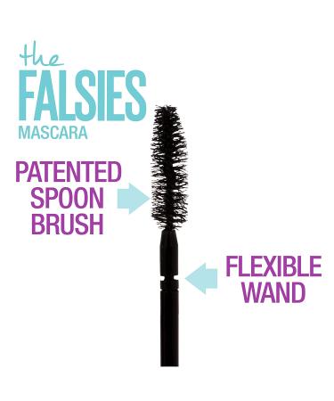 Maybelline Volum' Express The Falsies Mascara 280 Blackest Black - 0.25 fl oz (7.5 ml) - Buy Online on GoSupps.com