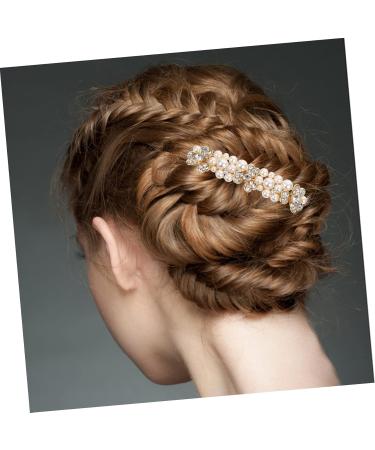 Beaupretty Accessories alloy rhinestone hair comb wedding hair accessories for brides wedding bride hair comb hair accessories for wedding golden wedding hair comb rhinestones crystal Comb - Buy Online on GoSupps.com