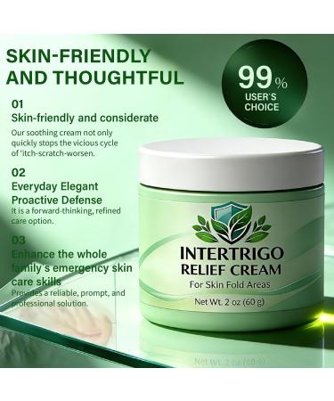 Intertrigo Cream - Intertrigo Barrier Cream With Zinc Oxide & Undecylenic Acid Helps Support Skin Comfort Reduce Moisture & Friction - 2 Oz (1 1) 2 Fl Oz (Pack of 1) 1 - Buy Online on GoSupps.com