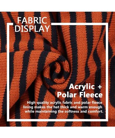 XIAOHAWANG Striped Winter Baby Beanie Hat Set - Boys Girls Toddlers Kids Warm Knitted Classic Beanie + Scarf Combo | 2-4 Years - Caramel - Buy Online on GoSupps.com