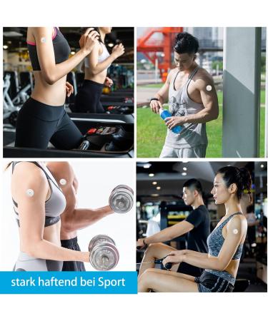 40x Freestyle Libre 2 Plasters - Waterproof Breathable Sport Stickers for Libre 1 2 & 3 - Skin-Friendly Sensor Accessories for Outdoor Sports - Buy Online on GoSupps.com