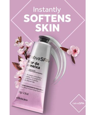 Boticario Nativa Spa Plum Flower Hand Moisturizing Cream 75g - 2.64 Oz - Buy Online on GoSupps.com