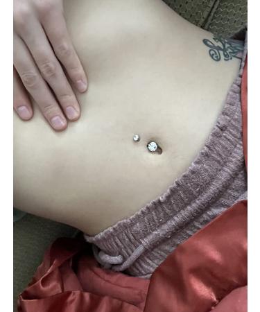 QWALIT Belly Button Piercing Kit - Stainless Steel Body Piercing Set - Buy Online on GoSupps.com