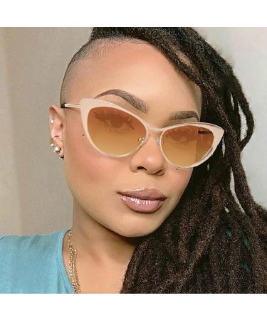 QUINTRA Cat Eye Glasses for Women - Stylish Clear Lens Eyewear with Blue Light Filter - Hot Fashion Frames - Buy Online on GoSupps.com