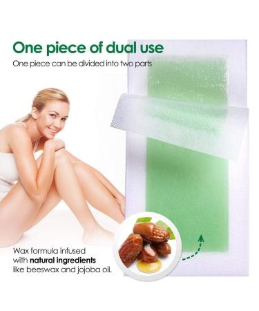 Avashine Body Wax Strips 64 Pack - Large 3.5x7 Inch Waxing Kit for Smooth Skin - Buy Online on GoSupps.com