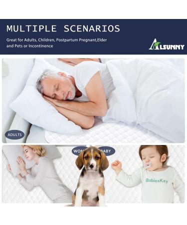 4 Pack Bed Pads for Incontinence Washable 28" x 36" Waterproof Bed Pads Adult Washable Incontinence Bed Pads for Adults Dog Kids 28x36 Inch (Pack of 4) 4.0 - Buy Online on GoSupps.com