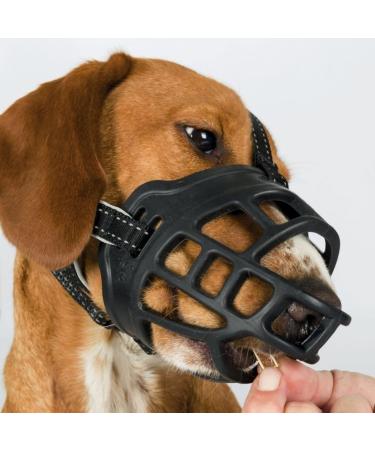 TRIXIE Dog Muzzle - Size L-XL - Black | Comfortable & Secure Fit for Large to X-Large Breeds - Buy Online on GoSupps.com
