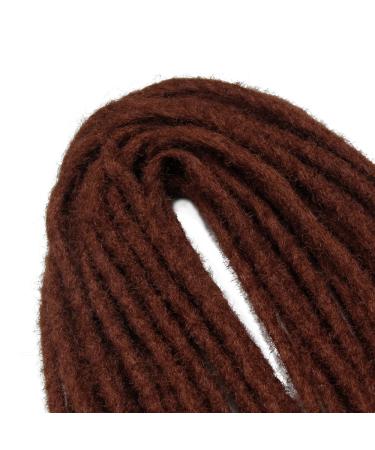 DSoar 20 Double Ended Synthetic Dreadlocks - 10 Strands Crocheted Braided Hair Extensions for Hip-Hop & Reggae Style - Soft & Thin 0.6cm - Buy Online on GoSupps.com