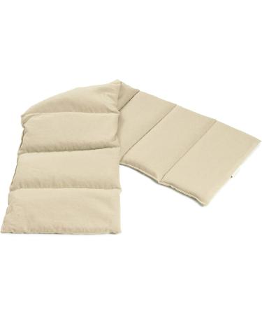 Organic Grape Seed Pillow XXL - 8-Chamber Heat Cushion (75x20cm) | Natural Fabric | International Shipping - Buy Online on GoSupps.com