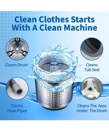 Soulink Washing Machine Cleaner with Odor Blasters - 12 Deep Cleaning Tablets for HE Front & Top Load Washers - International Shipping Available - Buy Online on GoSupps.com