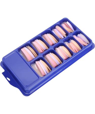 Press On Nails Fake Nails Set Pure Color Full Cover Nail Tip False Nail Tip Girls Fake Nails Ballerina False Gel Nails Art Tips False Nails for Women Girls Kids DIY Nail (06) - Buy Online on GoSupps.com