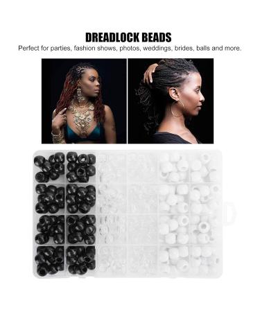 Dreadlock Pearl Beads - 12mm Plastic/Resin Hair Braiding Accessories | 3 Color Set for Women & Girls - Buy Online on GoSupps.com