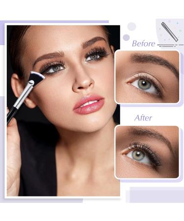 6 Pcs Fan Mascara Brush Set with Wooden Handle - Eyelash Makeup Tool for Women and Girls - Buy Online on GoSupps.com