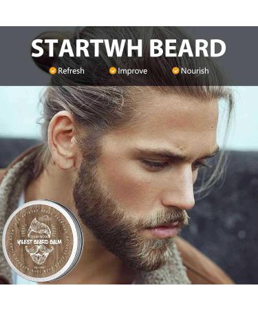 Buy Premium Beard Balm for Men - Leave In Conditioner & Styler with Coconut & Shea Butter | Nourish & Tame Facial Hair (1 oz - Buy Online on GoSupps.com