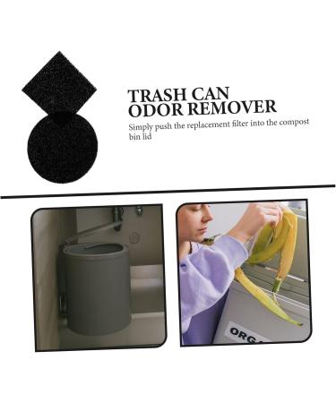 Goohochy 8ST Compost Box Filter Cotton Deo Slices - Black Garbage Bin & Trash Can Interior Solutions - Buy Online on GoSupps.com