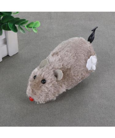 AVZYARDY Clockwork Mouse Toy Cat Plush Rat Mechanical Motion Interactive Toy(Grey) - Buy Online on GoSupps.com