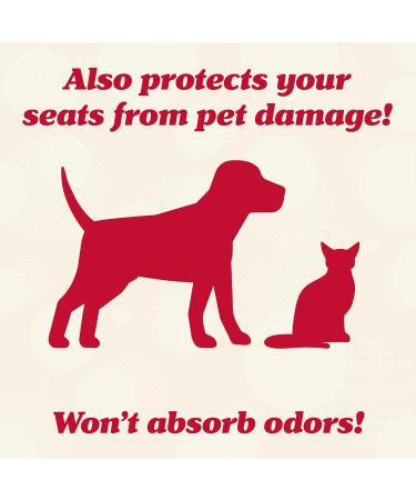 Lusso Gear Car Seat Protector - Non-Slip, Waterproof, Thick Padding - Black - Buy Online on GoSupps.com