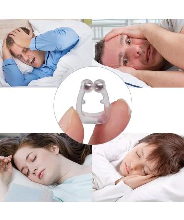 Silicone Magnetic Nose Clip | Anti Snoring Solution for Men and Women | 4 PCS Snore Stopper for Better Sleep Quality - Buy Online on GoSupps.com