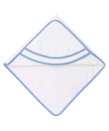 Triangular bathrobe for hood light blue