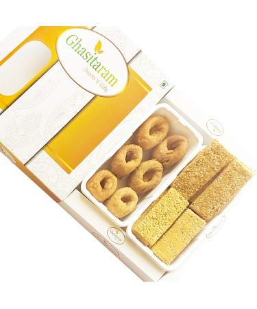 Ghasitaram Gifts Lohri Sweets - Khajoor and Gachak Hamper
