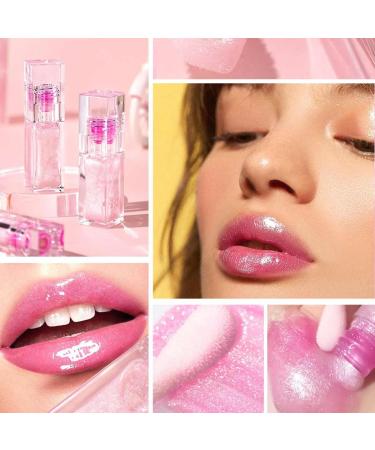Magic Color Changing Lip Oil - 2Pcs Color Changing Lip Oil Moisturizing Lip Gloss Non-Sticky Color Changing Lip Oil for Girls and Women - Buy Online on GoSupps.com
