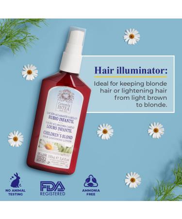 Camomila Intea Kids Hair Lightener Spray - Natural Sun-Kissed Highlights for Children - No Bleach/Ammonia Formula - 3.4 Oz - Buy Online on GoSupps.com