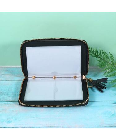 Lurrose Nail Print Stencil Card Holder | Nail Art Stamper Case & Plate Organizer - Black - Buy Online on GoSupps.com