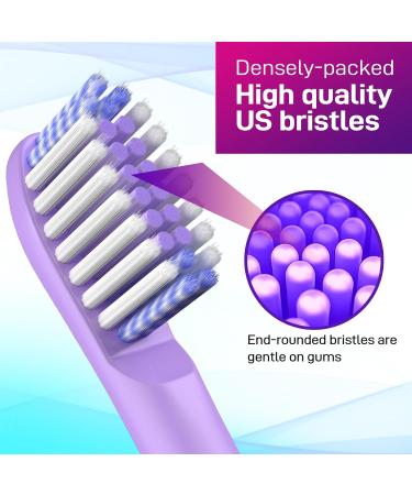 Toothbrush Replacement Heads for Colgate Hum Electric - 8 Count Charcoal/Deep Clean Compatible Brush Heads - Buy Online on GoSupps.com