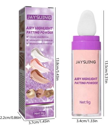 Powder Highlighter Stick | Body Face Highlighter Powder Stick Body Brightening Long Lasting Natural Stick for Neck Collarbone Proms Pink - Buy Online on GoSupps.com