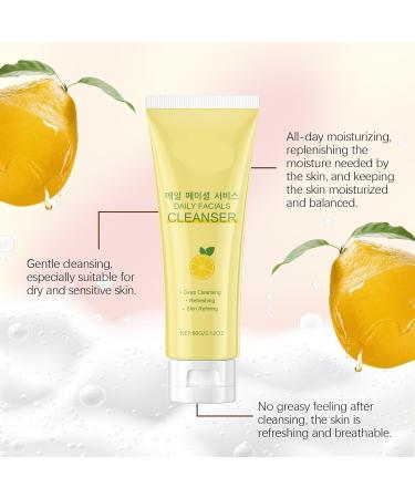 Nettoyant Visage Hydratant Doux - Ingr dients Doux Nettoie Et Hydrate Rafra chit La Peau Non Grasse Et Non Tiraill e(1PCS) 1 g (Lot de 1) - Buy Online on GoSupps.com